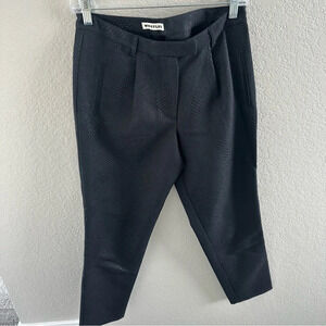 Whistles Metallic Snake Skin Dress Pants